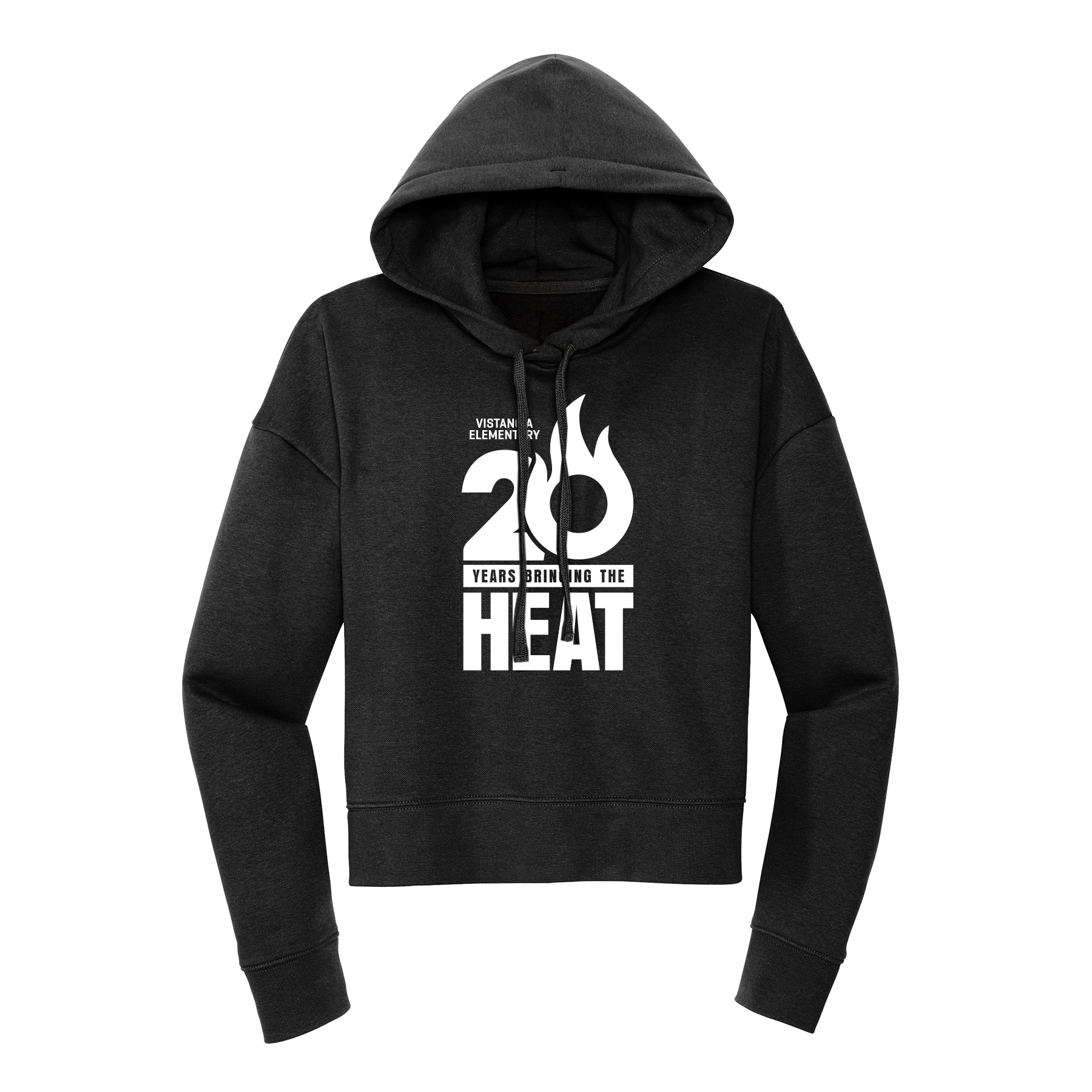 20 Years Bringing The Heat Cropped Hoodie