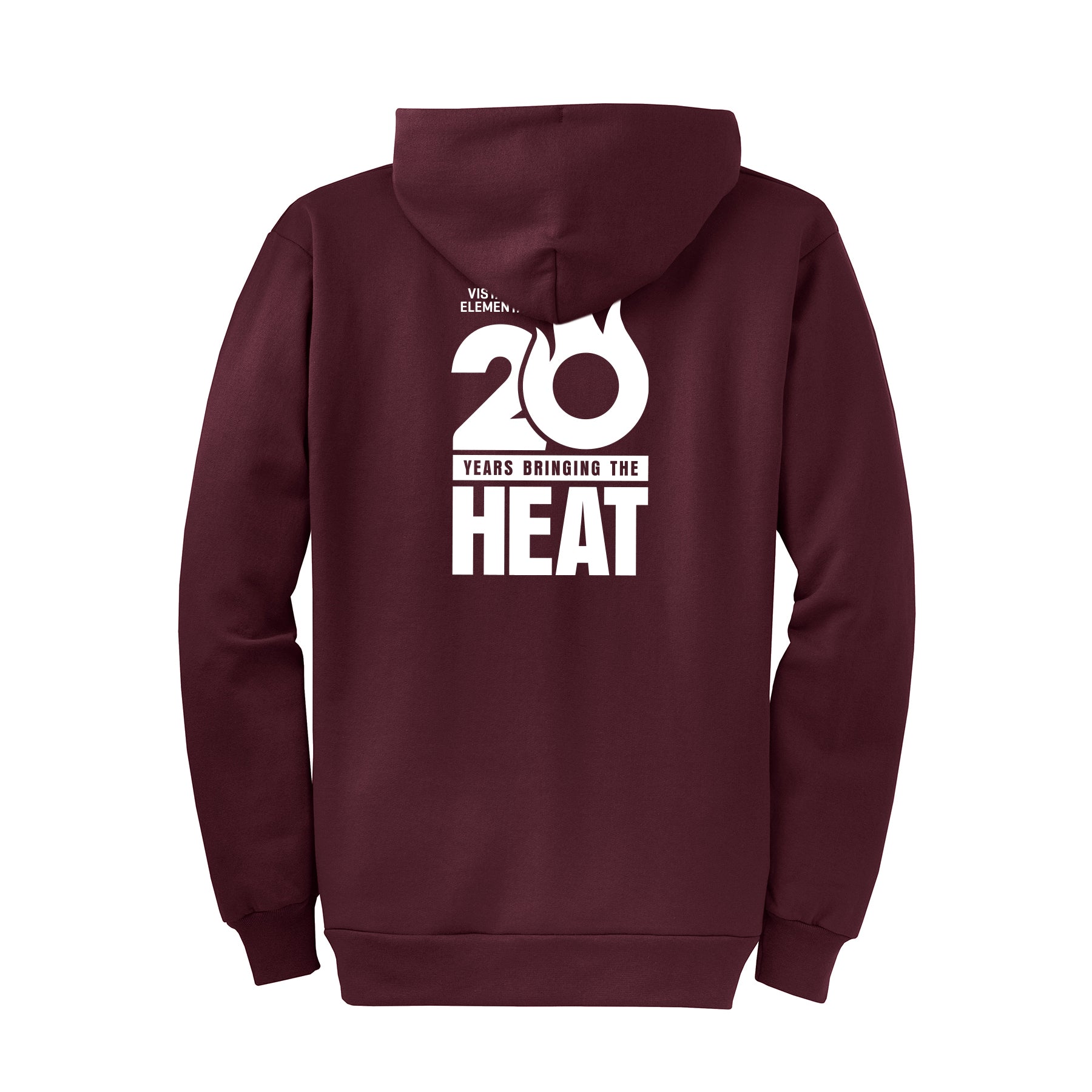 20 Years Bringing The Heat Full Zip Sweatshirt