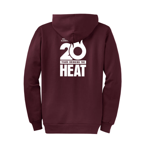 20 Years Bringing The Heat Full Zip Sweatshirt
