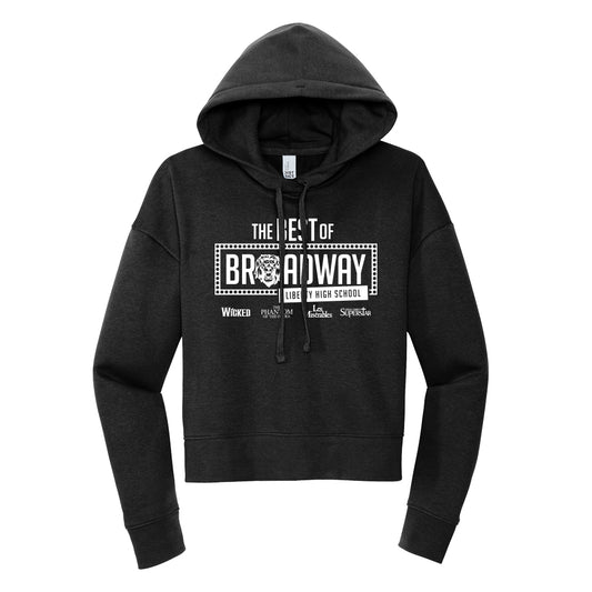 Best of Broadway Liberty Music Cropped Hoodie