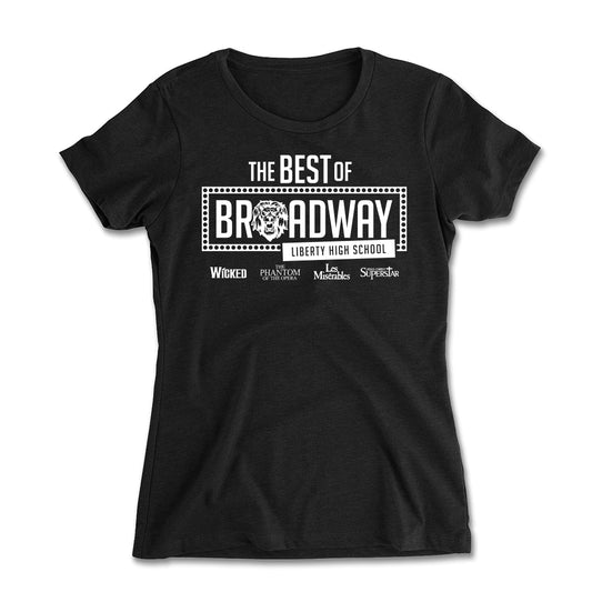 Best of Broadway Liberty Music Women's Fitted Tee
