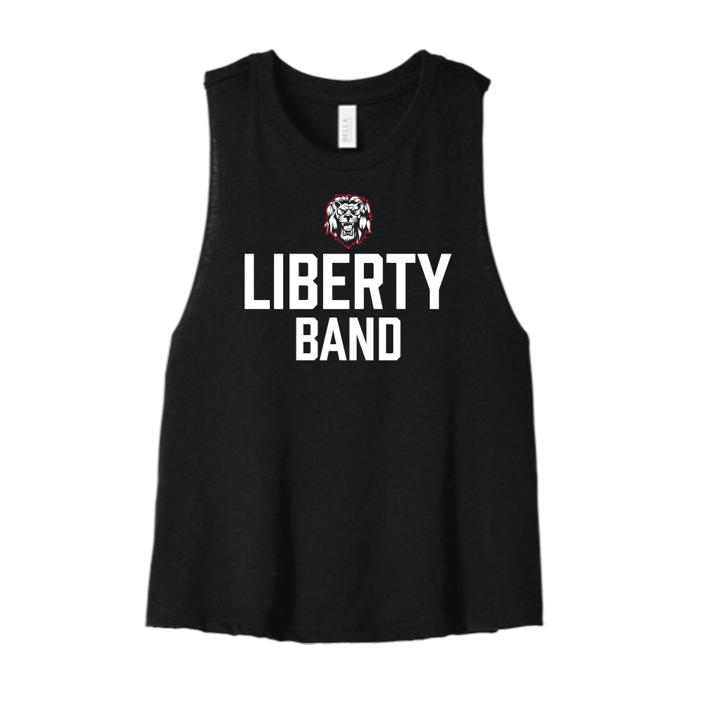 Liberty Band Cropped Racerback Tank