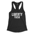 Liberty Choir Distressed Women's Racerback Tank