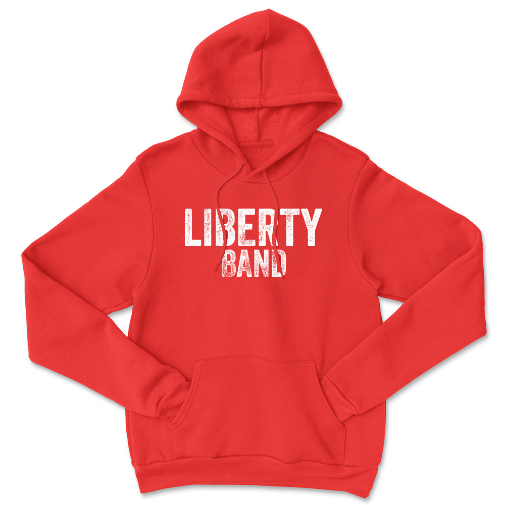 Distressed Liberty Band Hoodie