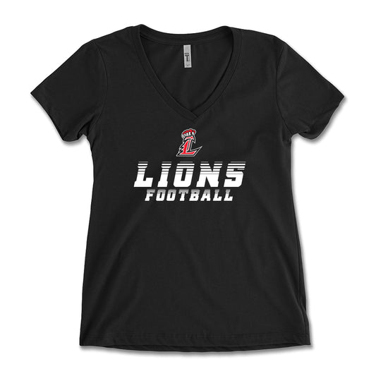 Lions Speed Women's V-Neck Tee