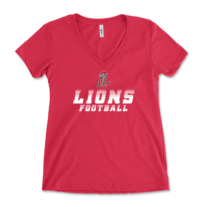 Lions Speed Women's V-Neck Tee