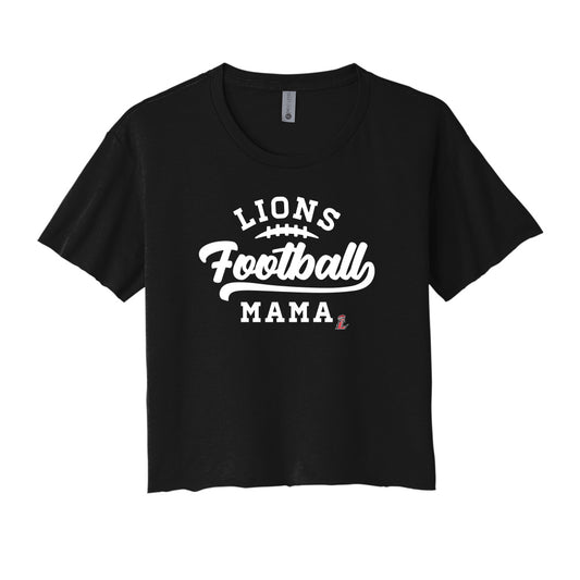 Lions Football Mama Cropped Tee