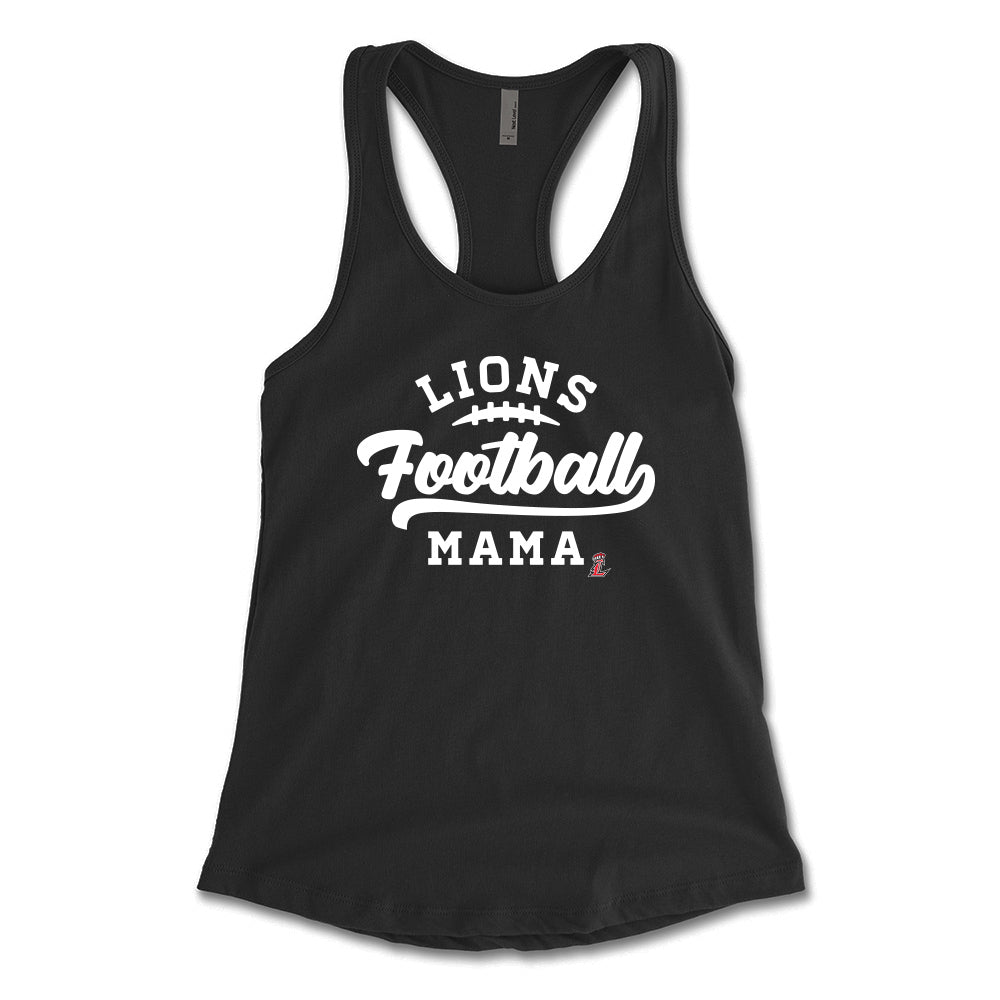 Lions Football Mama Women's Racerback Tank