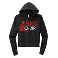 Distressed Liberty Lions Choir Cropped Hoodie