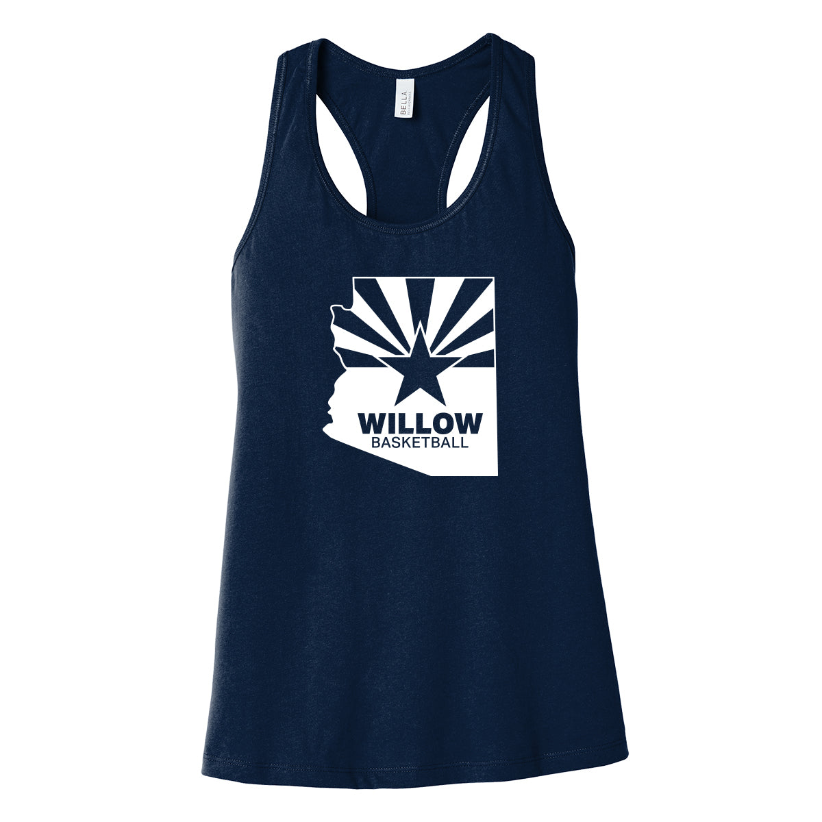 Willow Basketball Racerback Tank