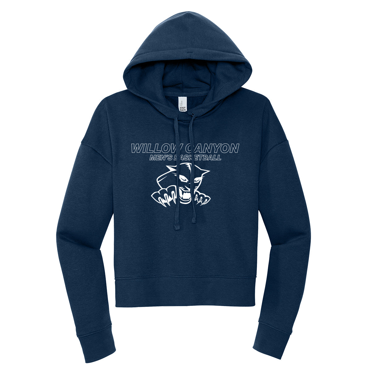 Willow Canyon Mens Basketball Cropped Hoodie