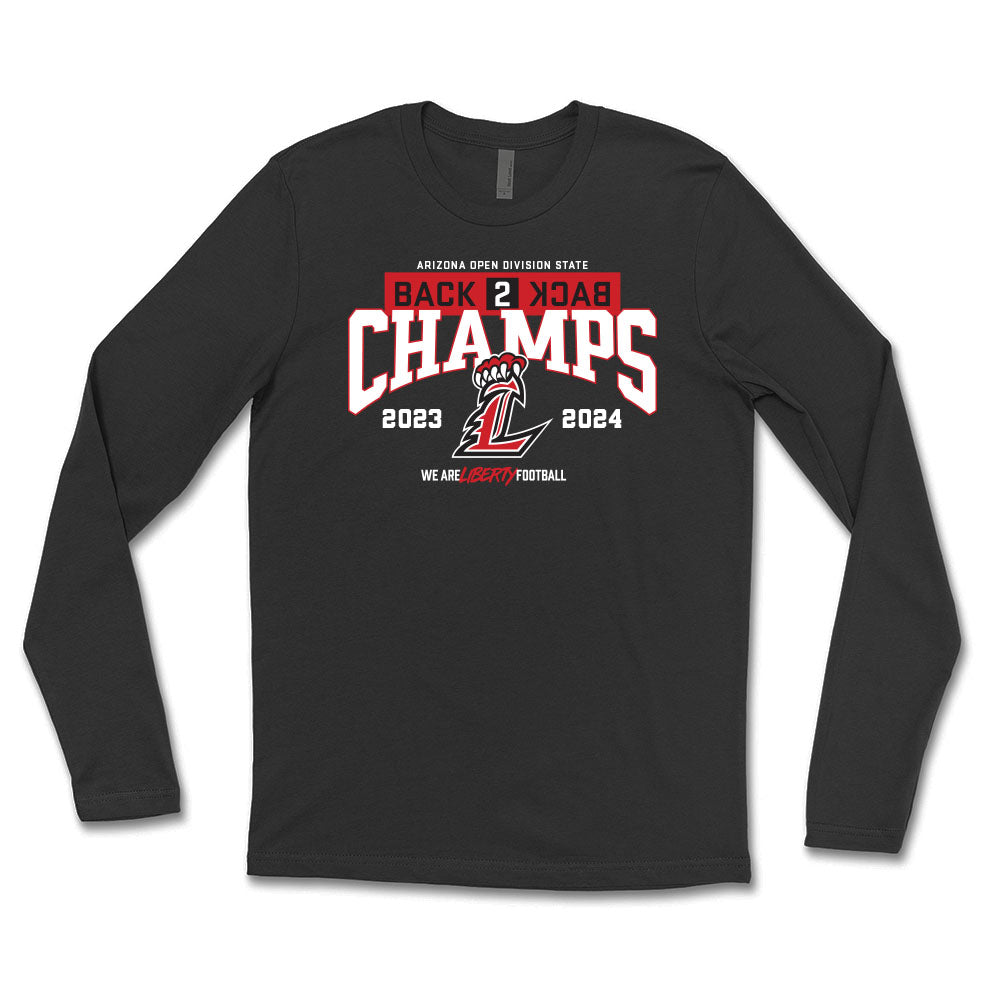 Back 2 Back State Champs Unisex Long Sleeve Tee