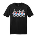 Baseball Mama Checkered Unisex Tee