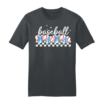 Baseball Mama Checkered Unisex Tee