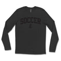 Liberty Black on Black Soccer Unisex Long Sleeve Tee