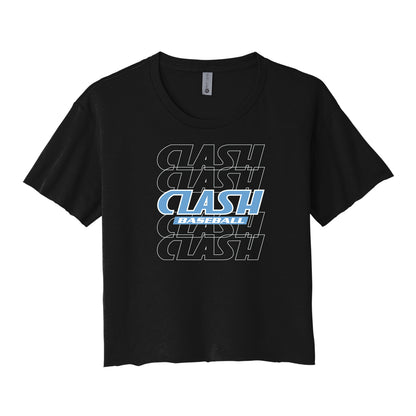 Clash Repeat Women's Cropped Tee