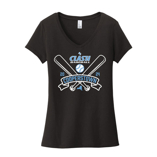 AZ Clash Cooperstown Women's V-Neck Tee