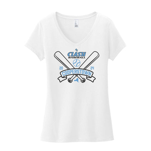 AZ Clash Cooperstown Women's V-Neck Tee