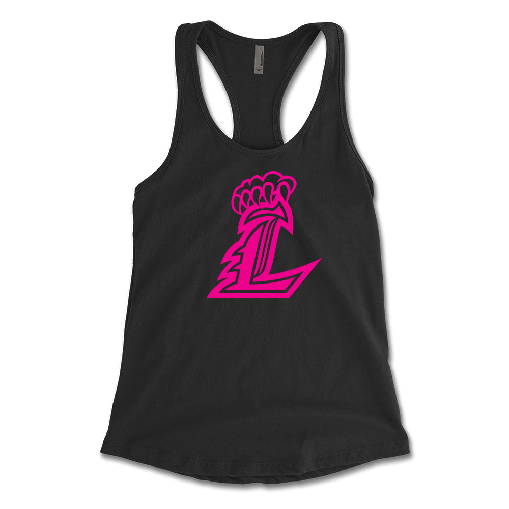 Hot Pink L Women's Racerback Tank