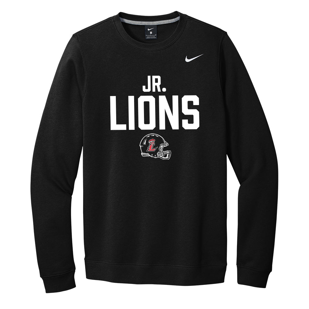 Jr. Lions Helmet Nike Crewneck Sweatshirt