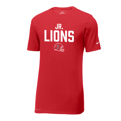 Jr. Lions Helmet Unisex Nike Dri-Fit Tee