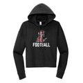 L Football Cropped Hoodie