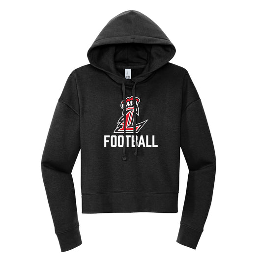 L Football Cropped Hoodie