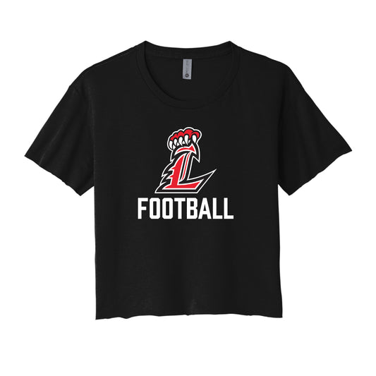 L Football Cropped Tee