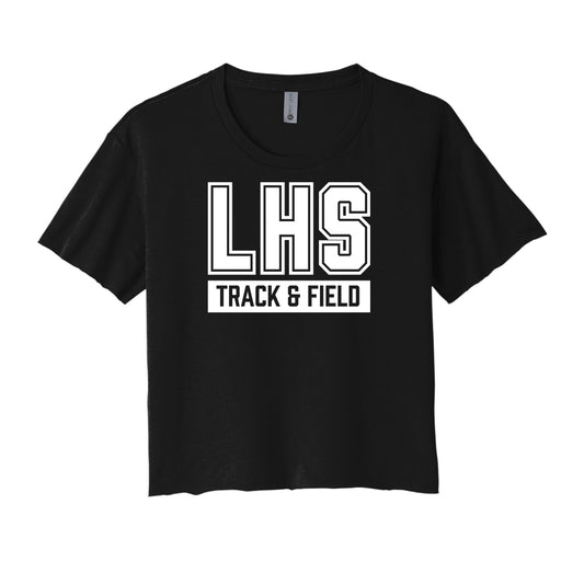 LHS Track and Field Cropped Tee