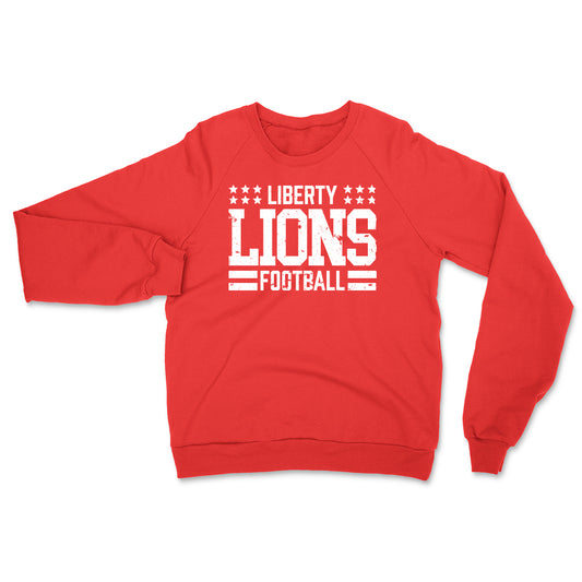 Liberty Lions Flag Unisex Crewneck Sweatshirt