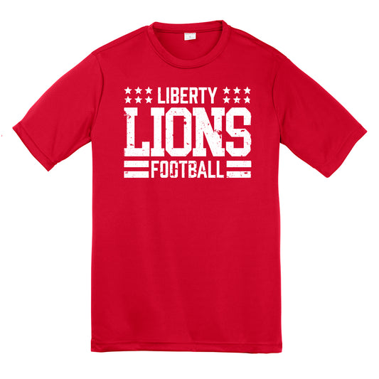 Liberty Lions Flag Dri Fit Tee