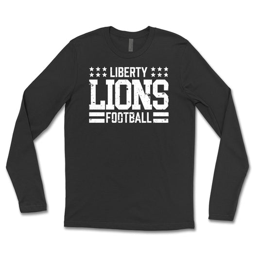 Liberty Lions Flag Unisex Long Sleeve Tee