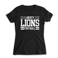 Liberty Lions Flag Women's Fitted Tee