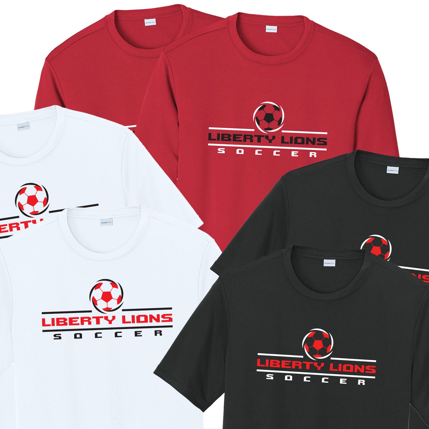 Mens Liberty Soccer Practice Shirt Package