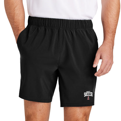 Liberty Soccer Curved Mens Repeat Short