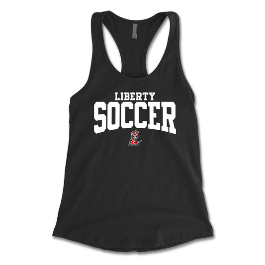 Liberty Soccer Curved Racerback Tank