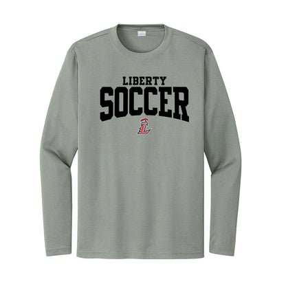 Liberty Soccer Curved Unisex Long Sleeve Tee