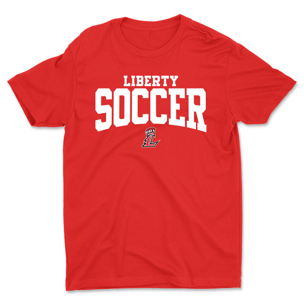 Liberty Soccer Curved Unisex Tee