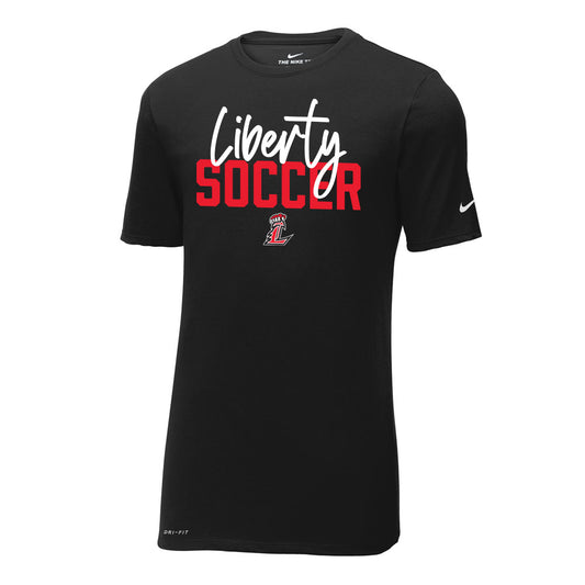 Liberty Soccer Script Nike Dri-Fit Tee