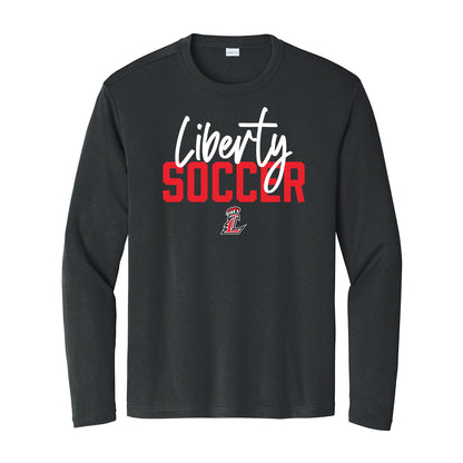 Liberty Soccer Script Unisex Long Sleeve Tee