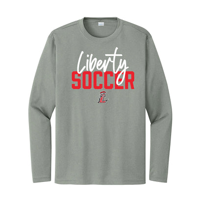 Liberty Soccer Script Unisex Long Sleeve Tee