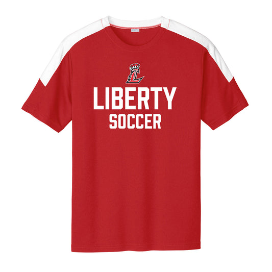 Liberty Soccer Unisex Two Color Dri Fit Tee