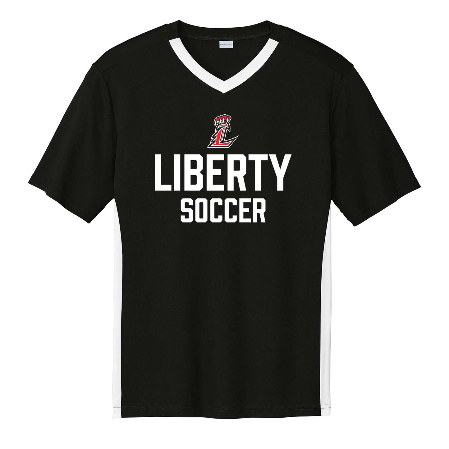 Liberty Soccer Unisex V-Neck Two Color Dri Fit Tee