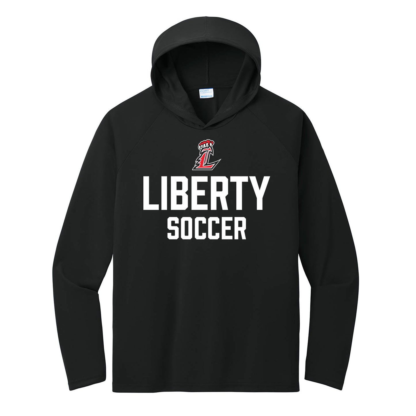 Liberty Soccer Performance Hooded Long Sleeve Tee