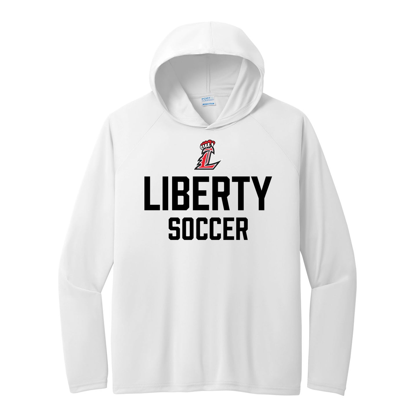 Liberty Soccer Performance Hooded Long Sleeve Tee