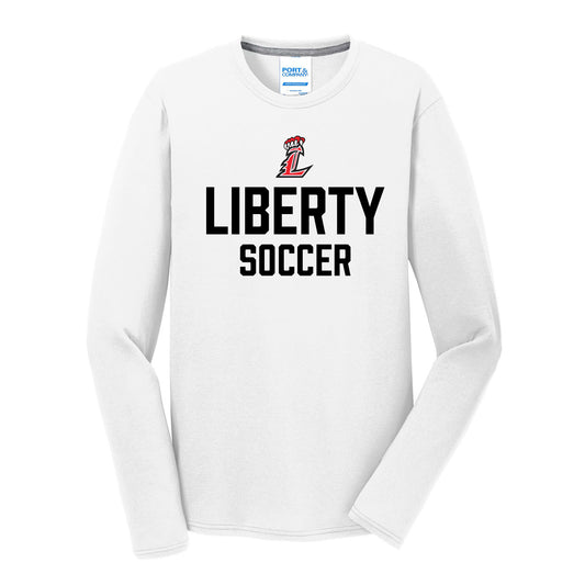 Liberty Lions Soccer Practice Unisex Long Sleeve Tee