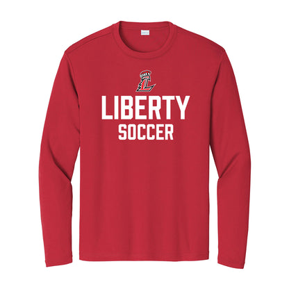 Liberty Lions Soccer Practice Unisex Long Sleeve Tee