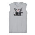 Liberty Track and Field Logo in Black Performance Sleeveless Tank