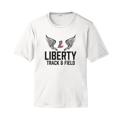 Liberty Track and Field in Black Dri Fit Tee