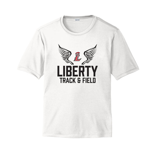 Liberty Track and Field in Black Dri Fit Tee